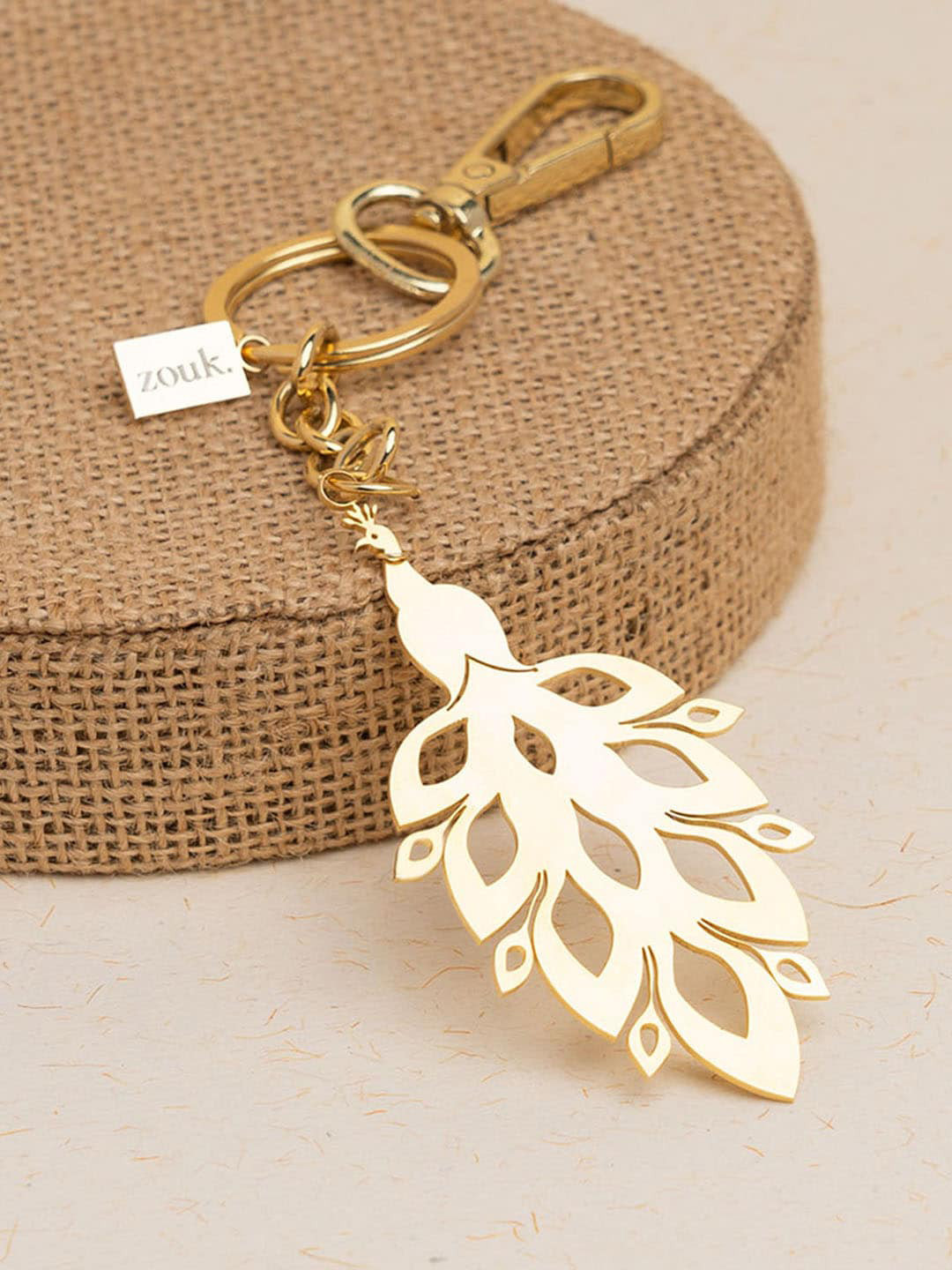 Buy ZOUK Gold Plated Peacock Bag Charm Charms for Women 21614480 Myntra