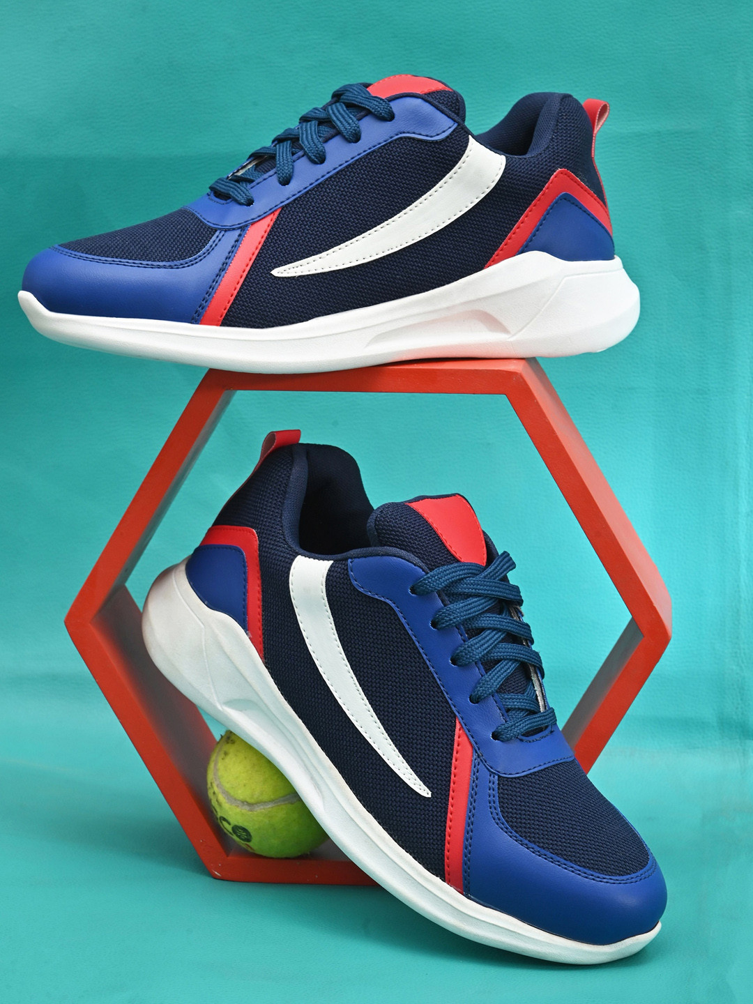 Buy El Paso Men Colourblocked Lightweight Lace Ups Sneakers Casual