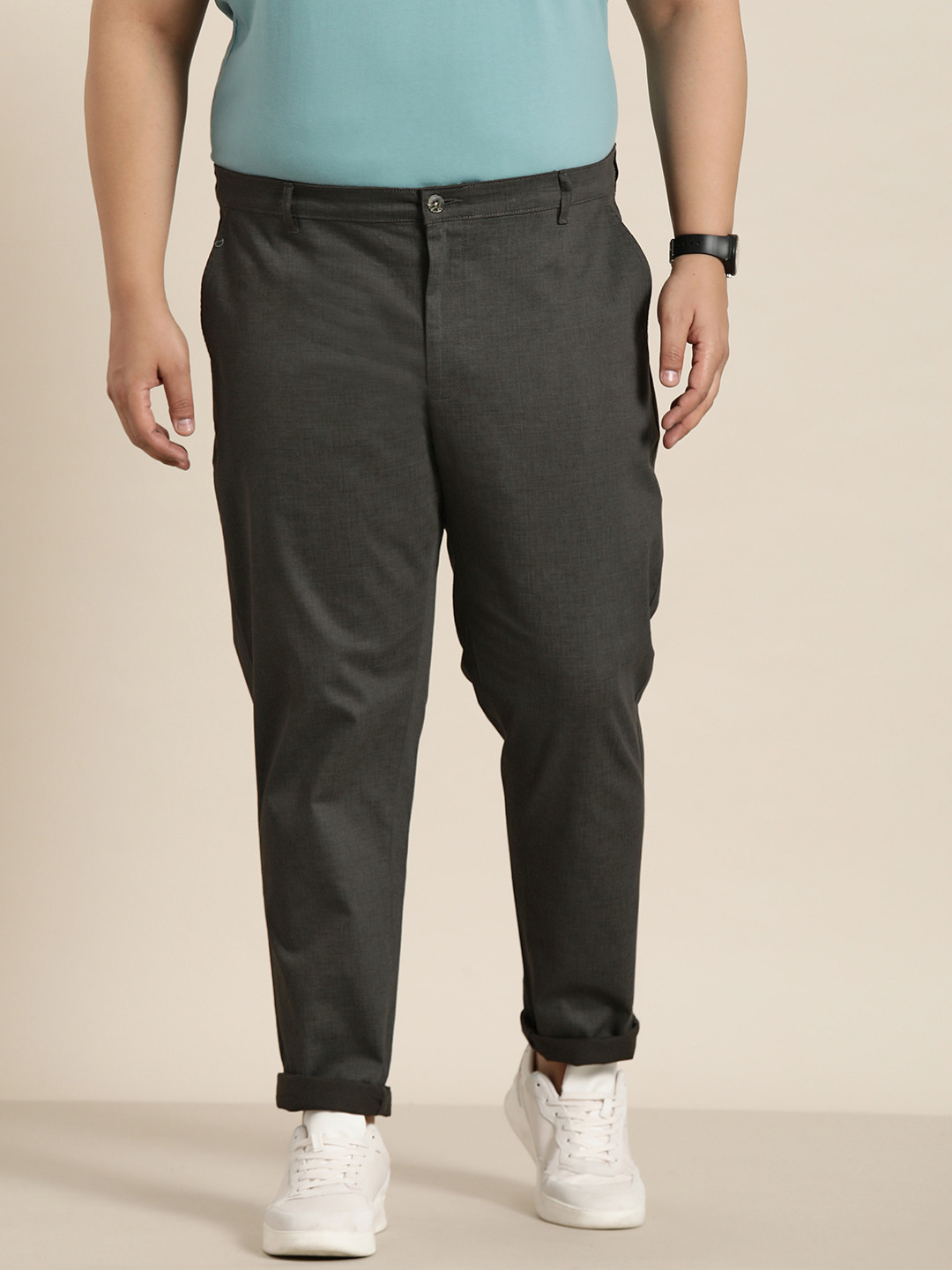 Buy Sztori Men Plus Size Chinos Trousers for Men 21629420 Myntra