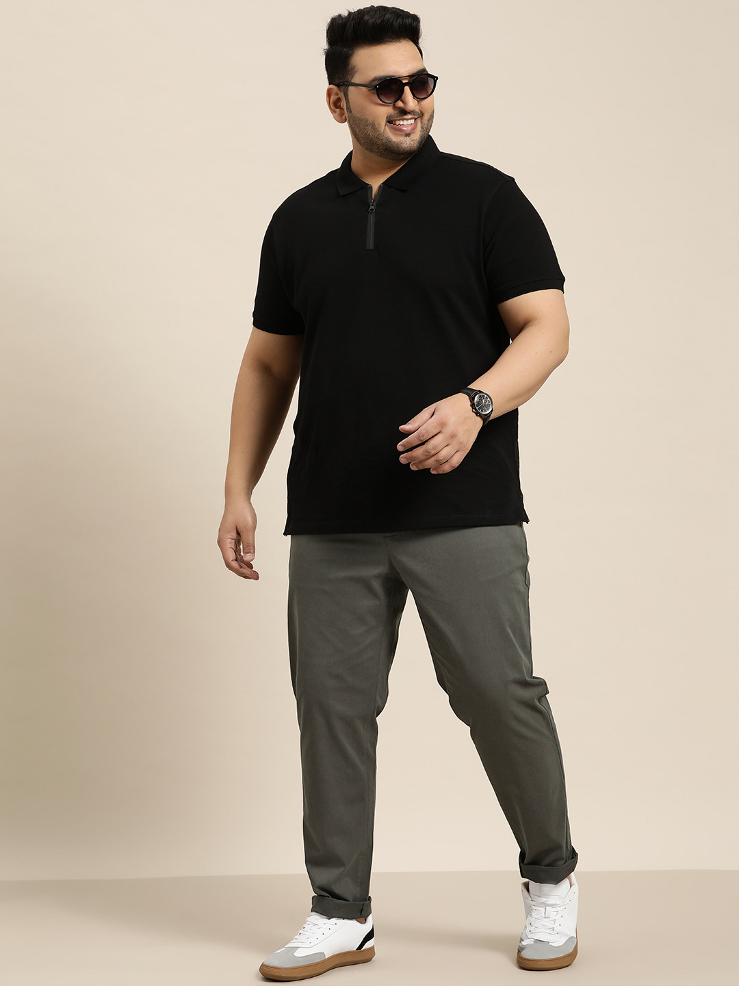 Buy Sztori Men Plus Size Chinos Trousers Trousers for Men 21629434