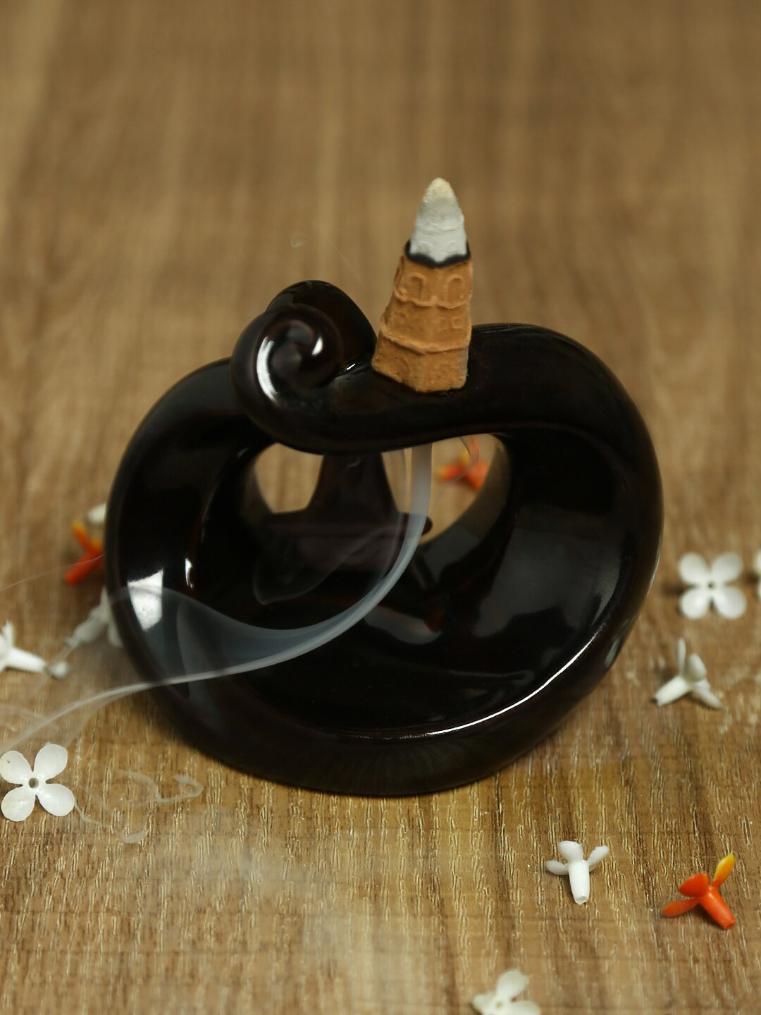 Buy TAYHAA Black Smoke Fountain With Backflow Incense Cone Fountains