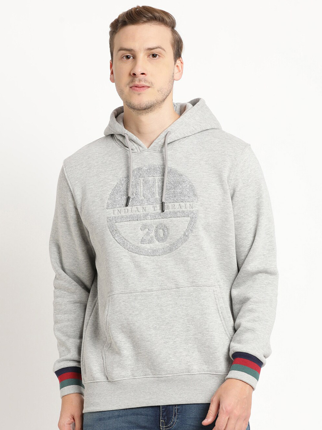 Buy Indian Terrain Men Hooded Cotton Sweatshirt Sweatshirts for Men