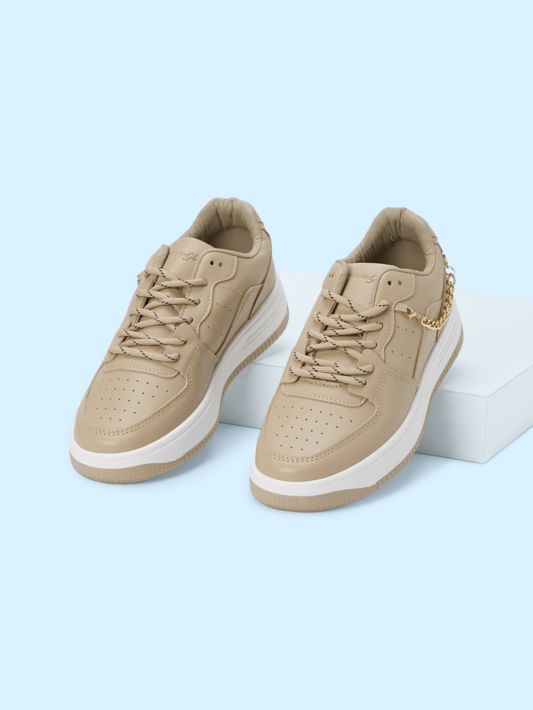 Buy Forever Glam By Pantaloons Women Perforations Sneakers - Casual ...