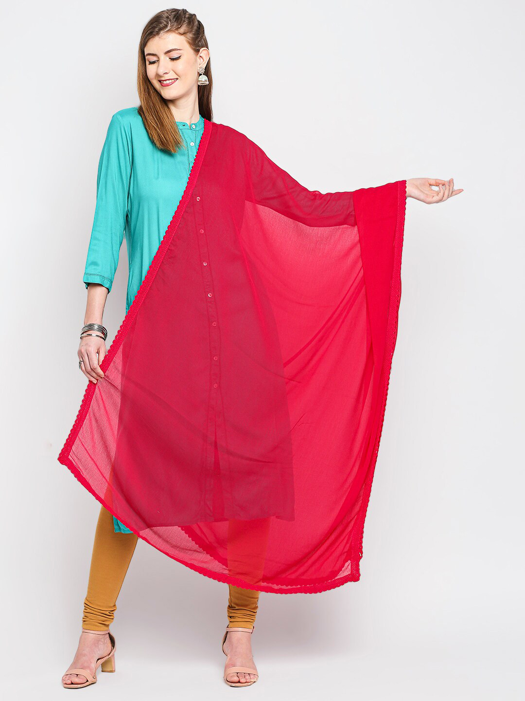 Buy Dupatta Bazaar Dupatta With Taping Border Dupatta for Women