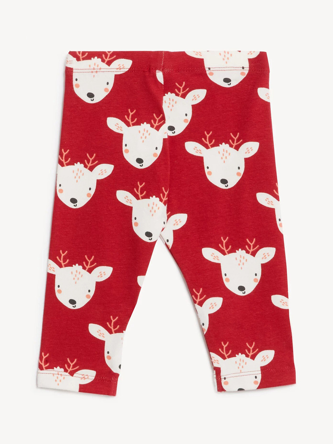 Buy Marks & Spencer Infants Girls Reindeer Printed Leggings Leggings