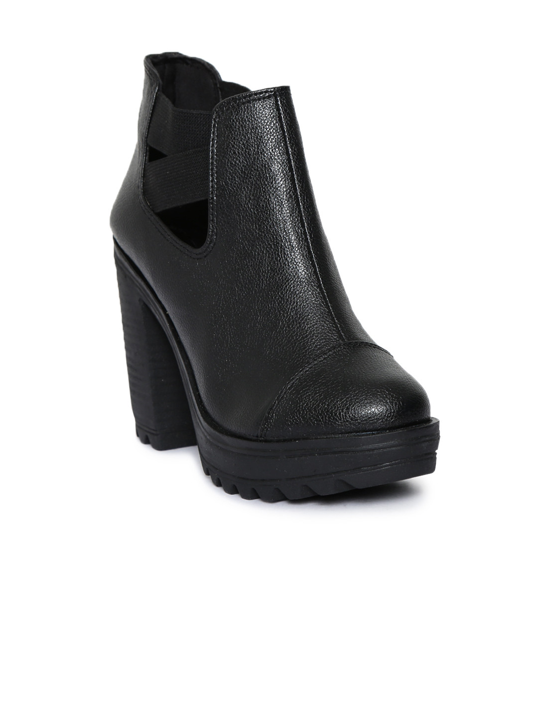 Buy Catwalk Women Black Solid Heeled Boots Heels for Buy Catwalk Women Black Solid Heeled Boots Heels for