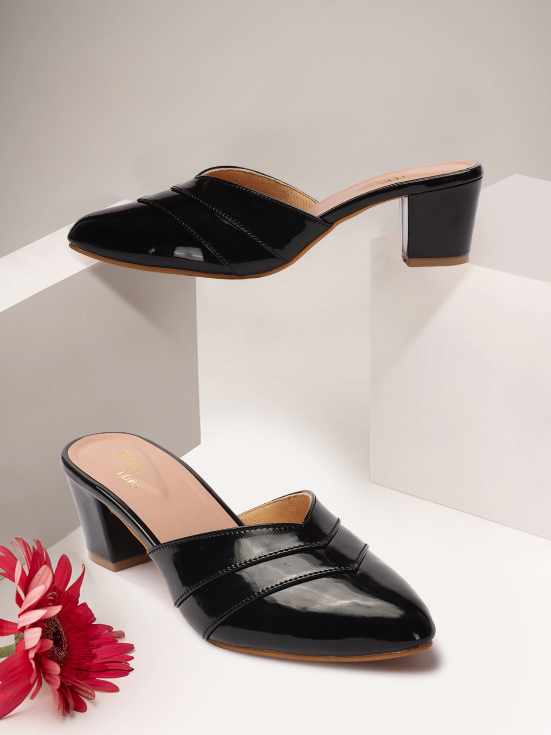 Buy Bella Toes Block Heels Mules Heels for Women 21663282 Myntra