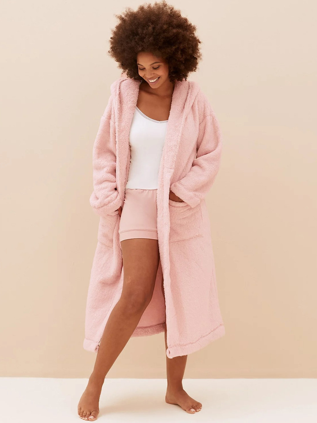 Buy Marks & Spencer Women Hooded Bath Robe Robe for Women 21663724