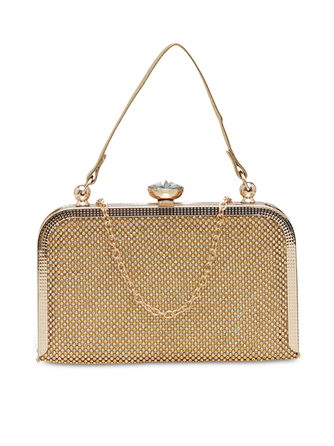 Buy ESBEDA Gold Toned Clutch - Clutches for Women 2166413 | Myntra