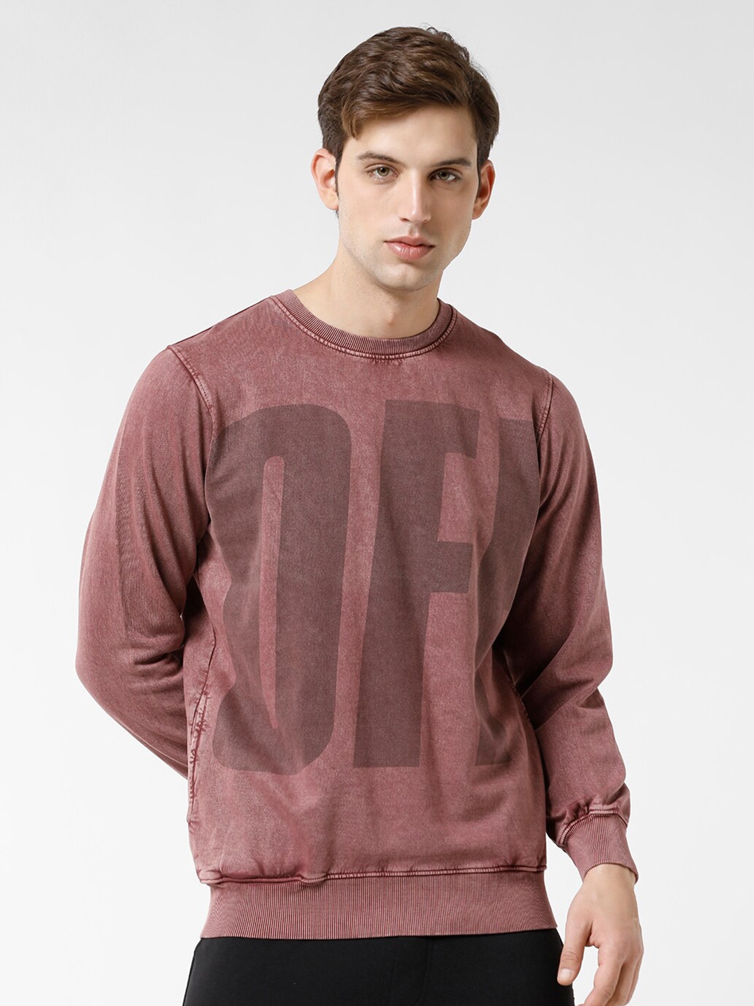 Buy WROGN Men Typography Printed Sweatshirt - Sweatshirts for Men 21668534 | Myntra