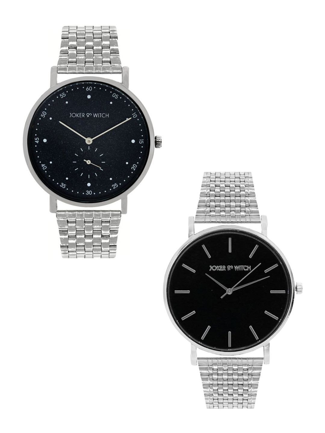 Buy JOKER & WITCH Set Of 2 Jolly & Rancheer Stainless Steel Couple ...