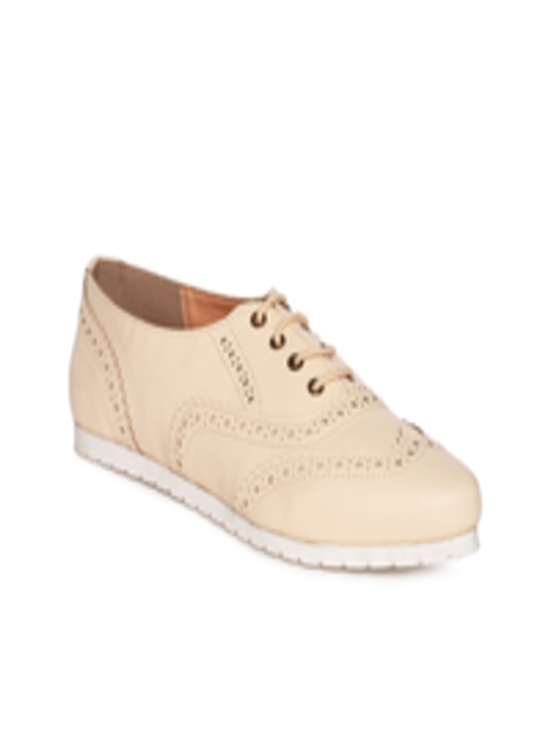 Buy Lavie Women Beige Brogues - Casual Shoes for Women 2167920 | Myntra