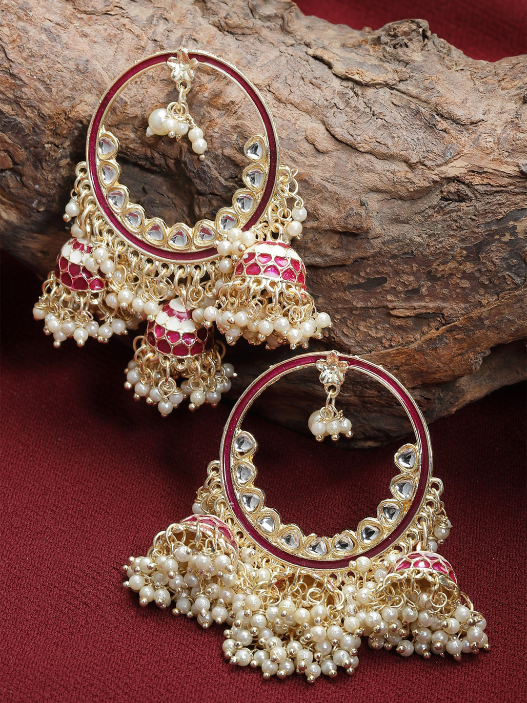Jhumka earrings myntra clearance