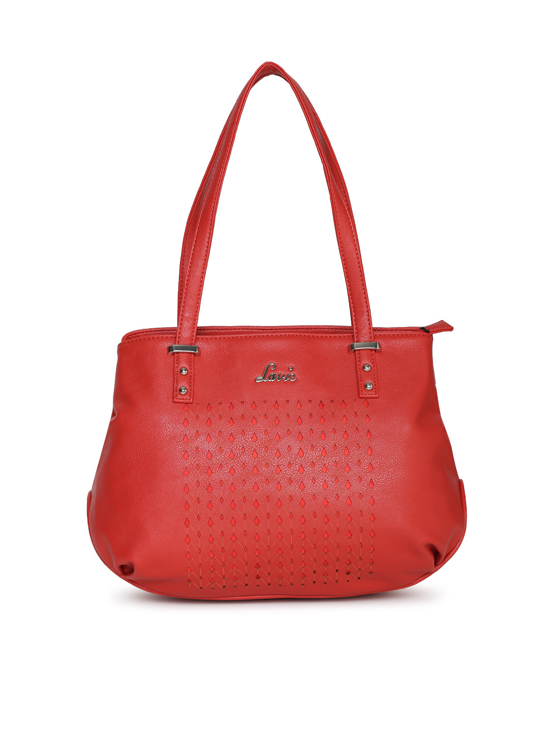 Buy Lavie Red Textured Shoulder Bag Handbags for Women 2168350 Myntra