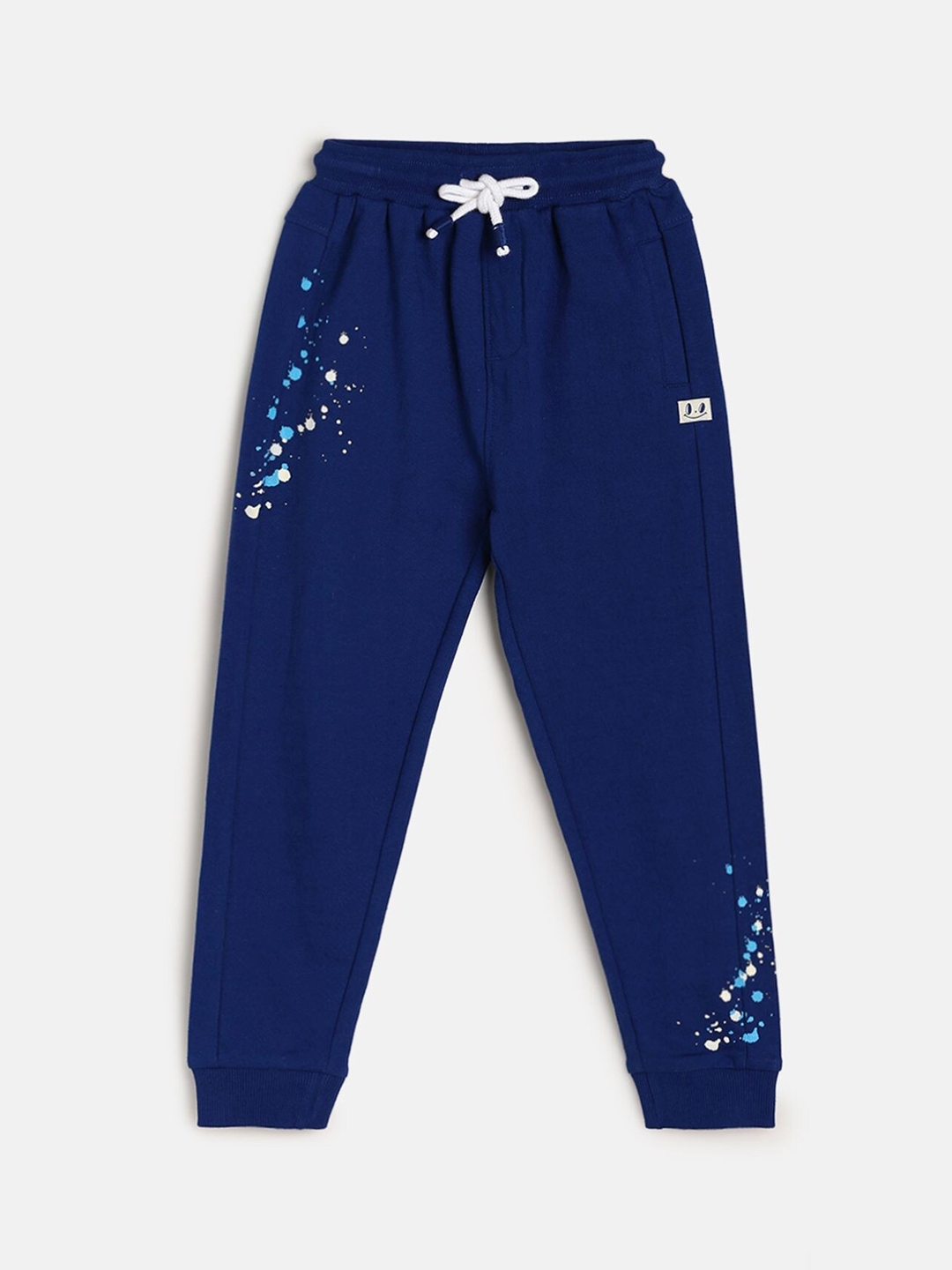 Buy MINI KLUB Boys Relaxed Wrinkle Free Pure Cotton Joggers Trousers 
