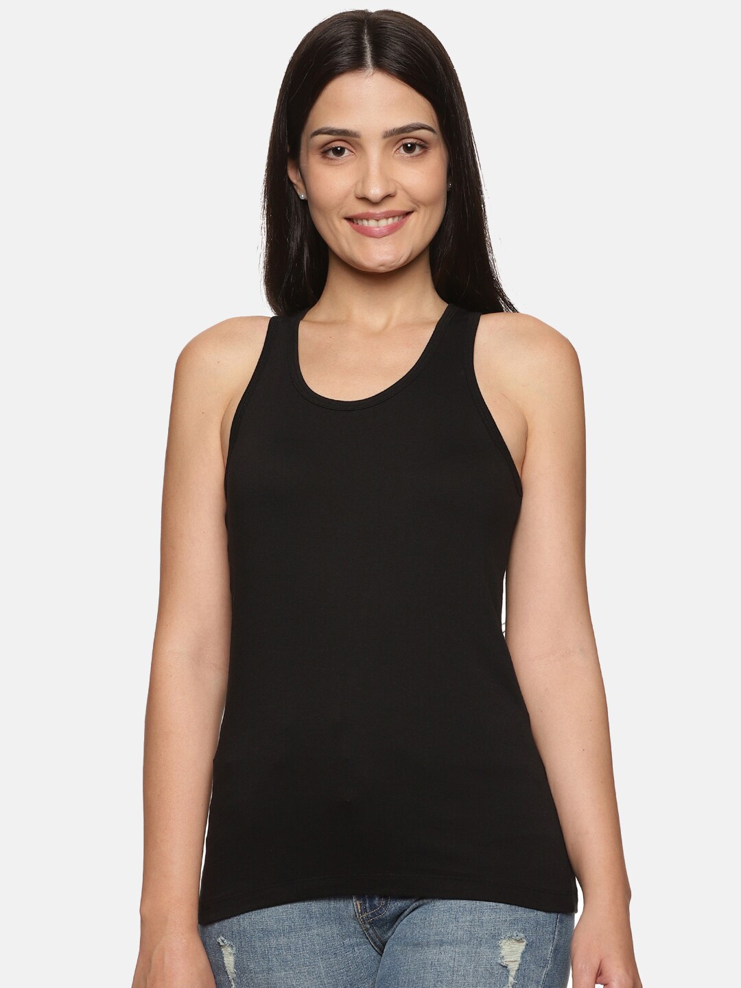 Buy Tailor & Circus Women Black Pure Soft Tank Top - Innerwear Vests for Women 21694248  Myntra