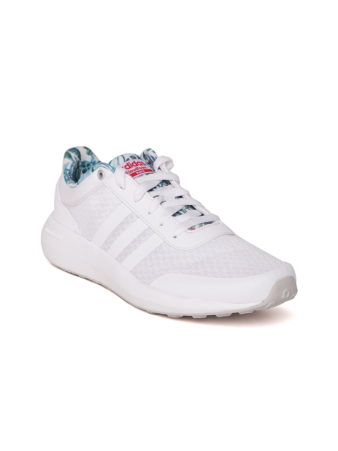 Buy ADIDAS NEO Women White CloudFoam Race Sneakers - Casual Shoes for Women 2170032 | Myntra