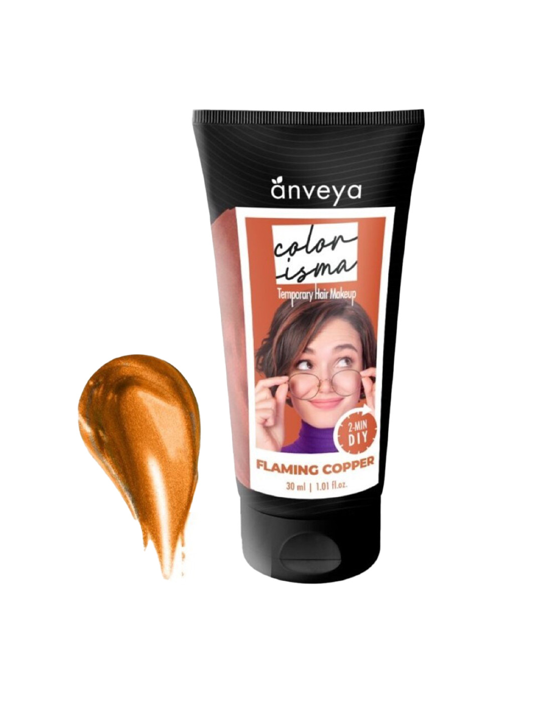 Buy Anveya Colorisma Temporary Hair Color 30ml Flaming Copper Hair