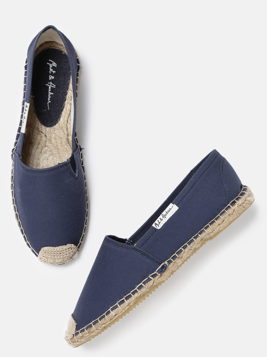 Buy Mast & Harbour Women Navy Espadrilles - Casual Shoes for Women 2170417 | Myntra