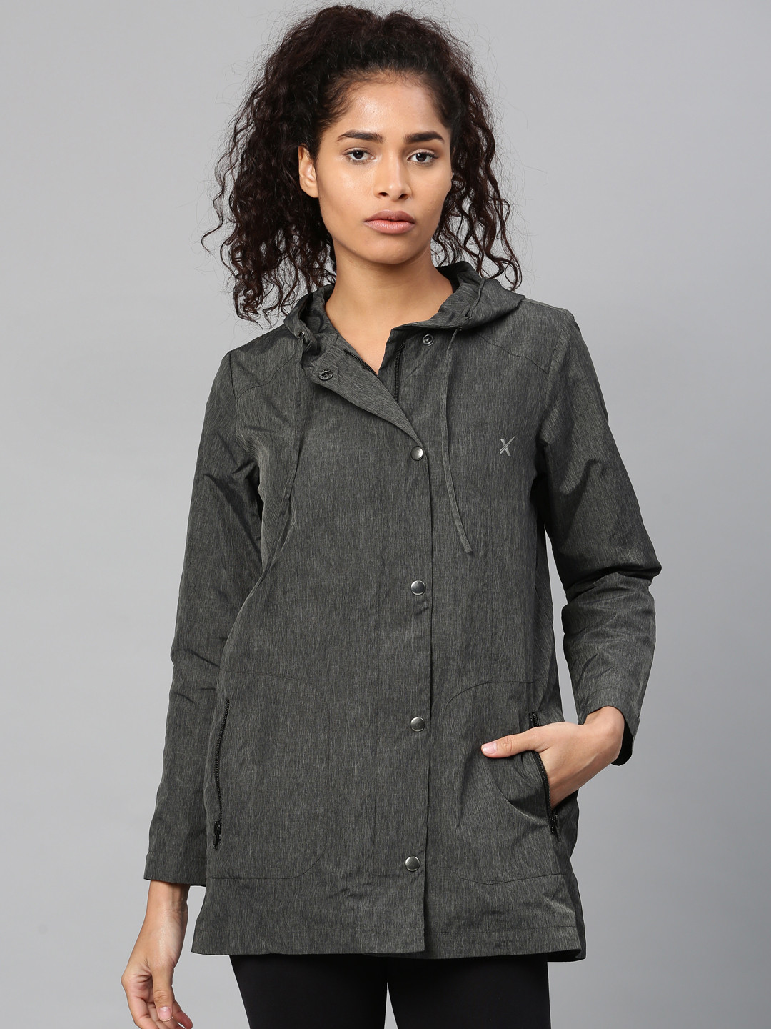Hrx hooded jacket clearance