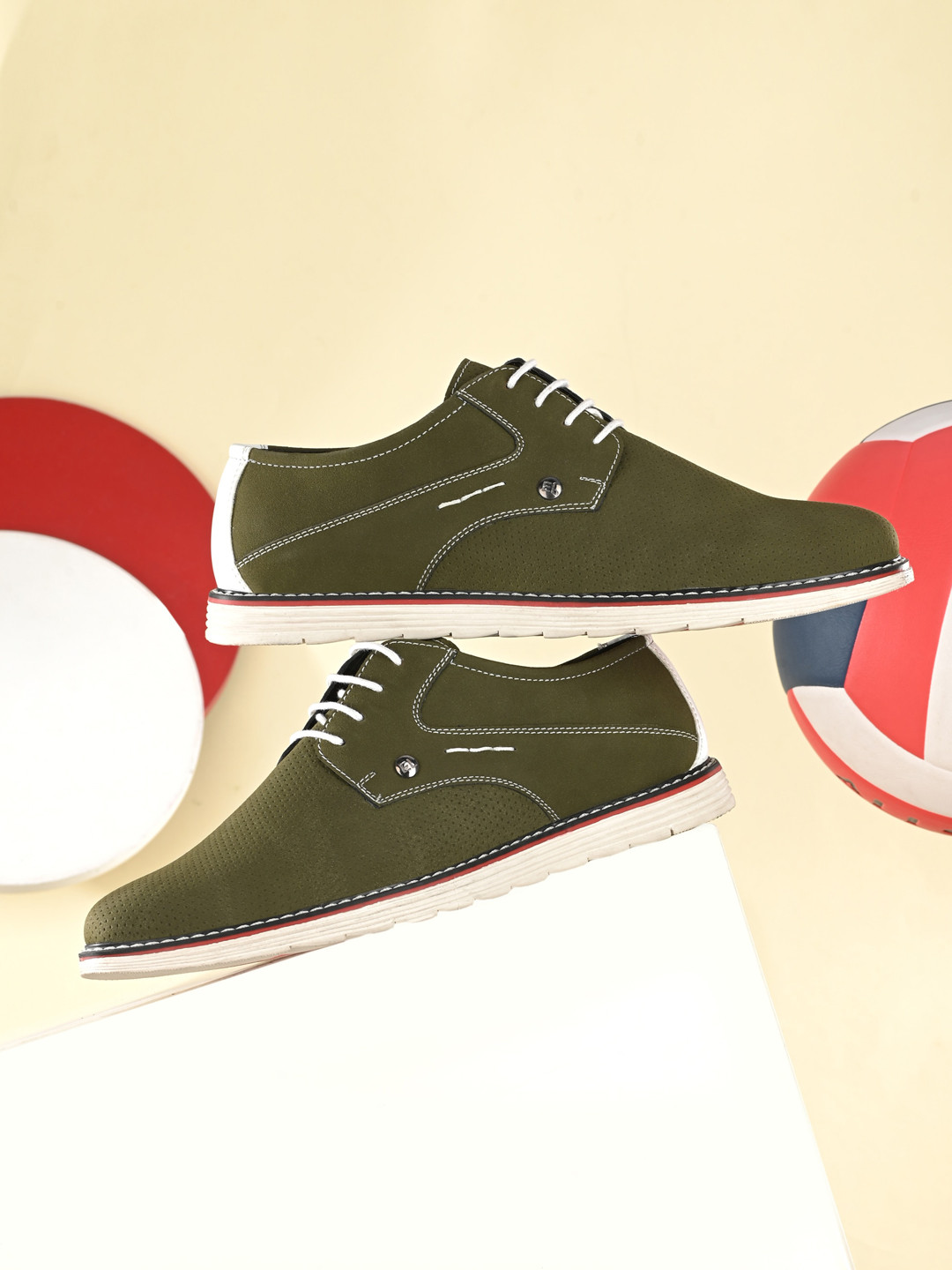 Buy El Paso Men Perforated Lightweight Derbys Casual Shoes for Men