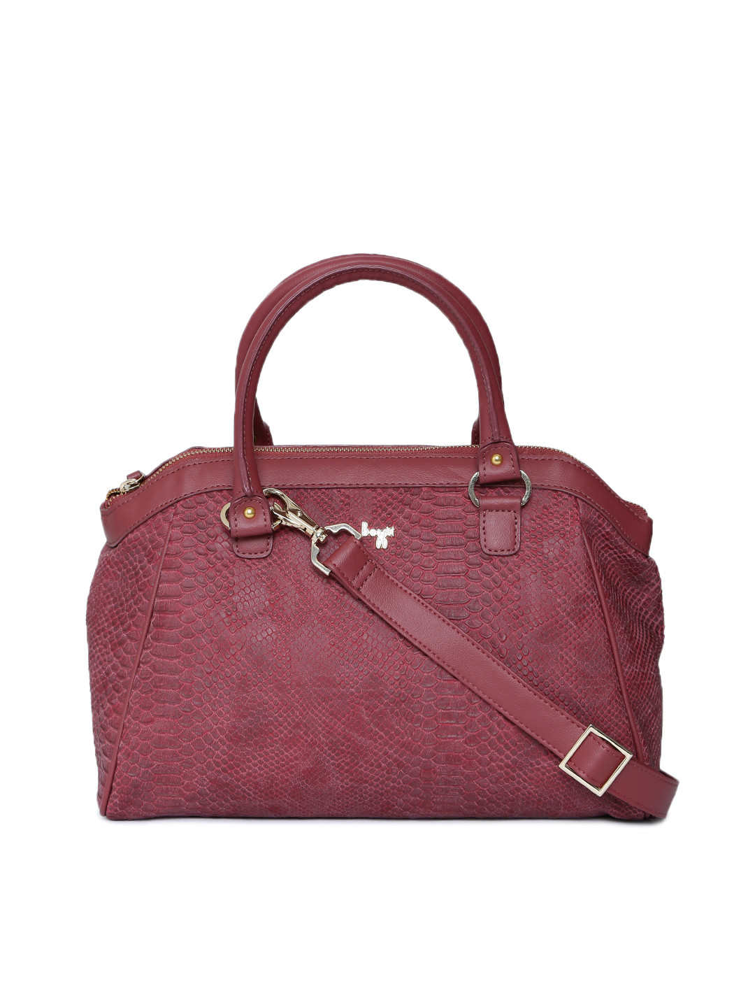 Buy Baggit Burgundy Handheld Bag Handbags for Women 2171835 Myntra