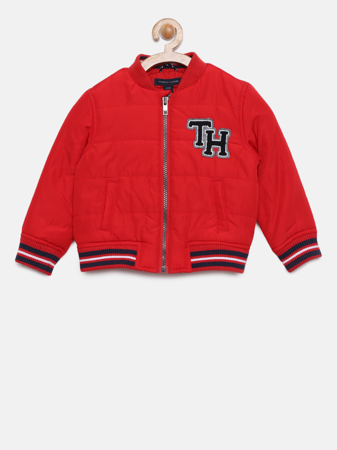Buy Tommy Hilfiger Boys Red MARLON Bomber Jackets for Boys 2174747