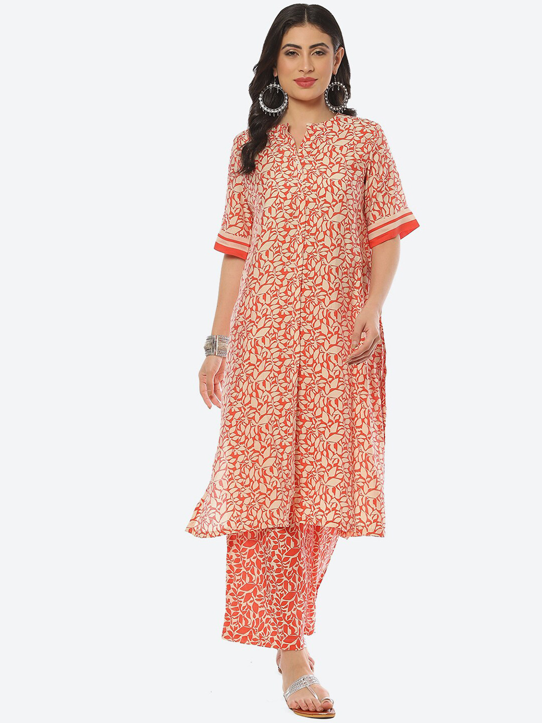Buy Biba Women Floral Printed Kurta With Palazzos Kurta Sets for