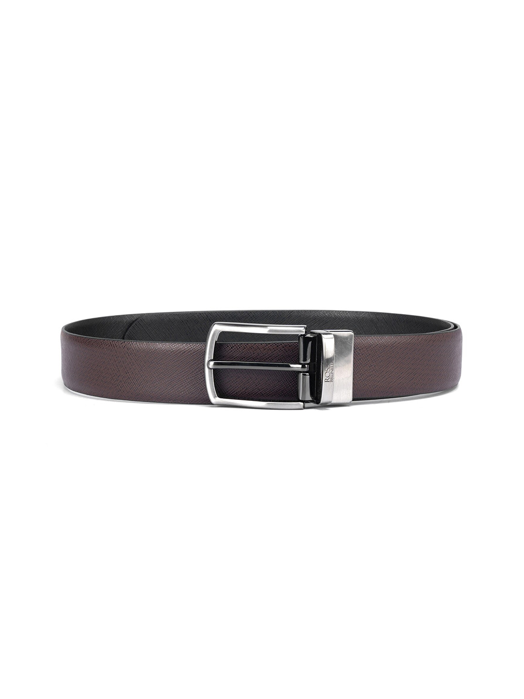 Buy ROSSO BRUNELLO Men Textured Leather Belt Belts for Men 21759112