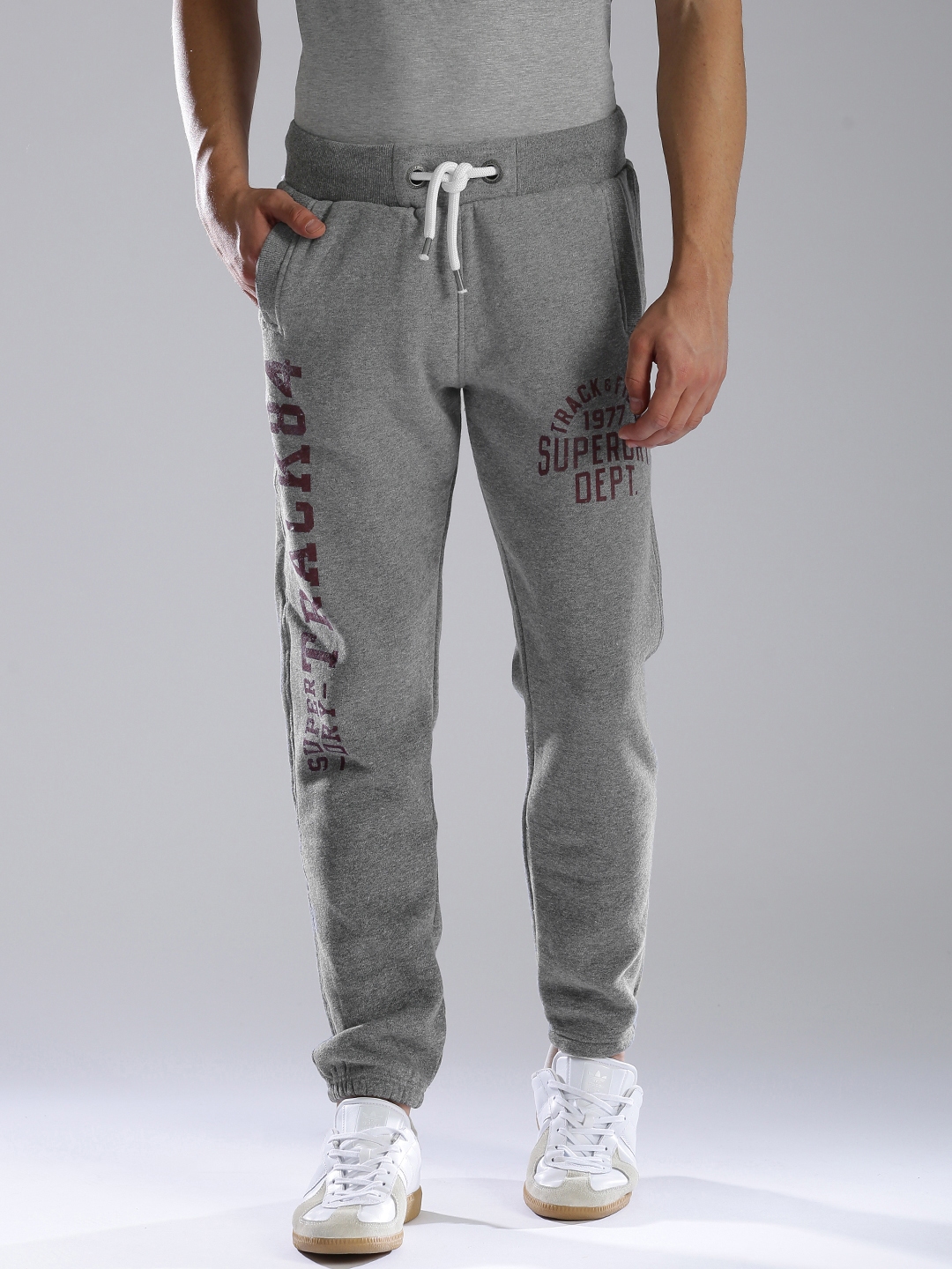 superdry grey joggers