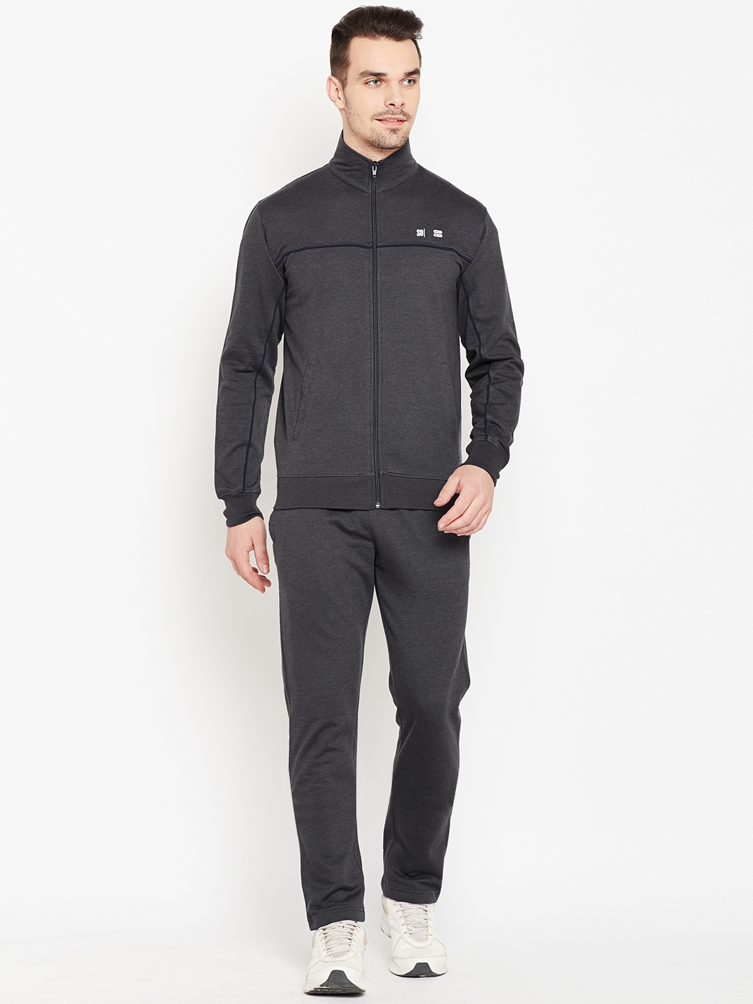 Buy Sweet Dreams Charcoal Grey Tracksuit - Tracksuits for Men 2176267 ...