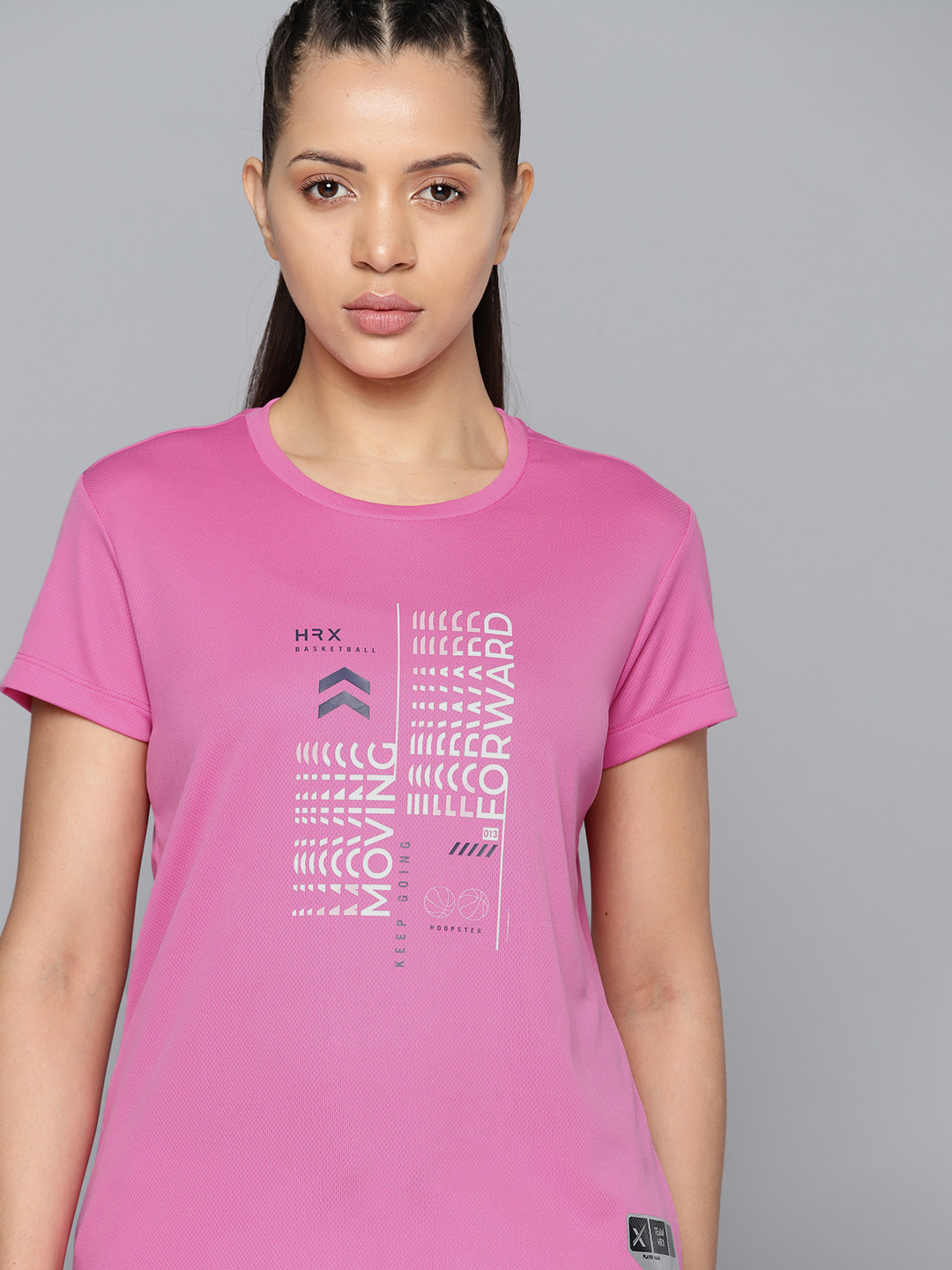 Buy HRX By Hrithik Roshan Typography Printed Rapid Dry Antimicrobial