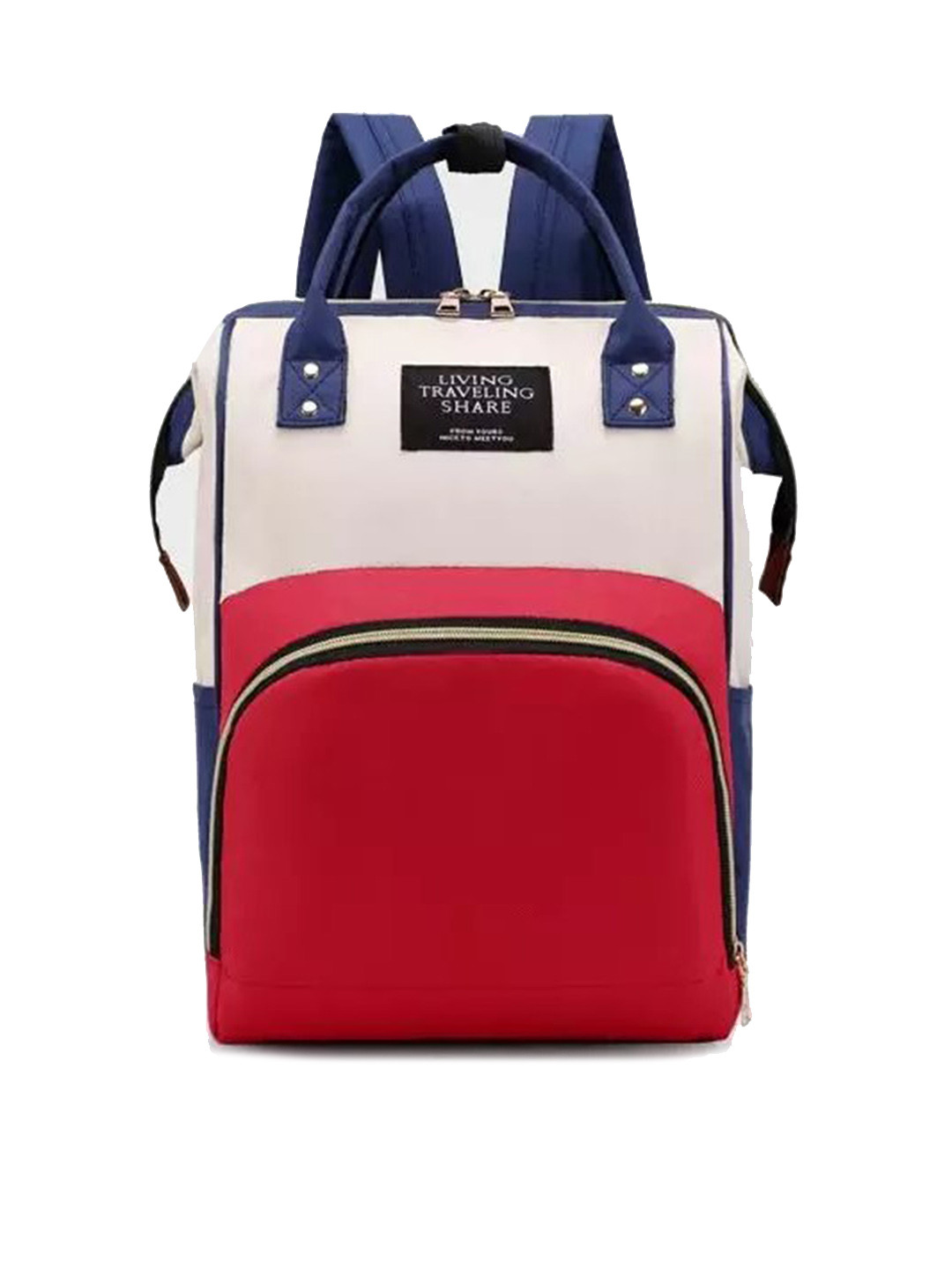 Buy Babymoon Women Colourblocked Fabric Lightweight Diaper Bag Diaper