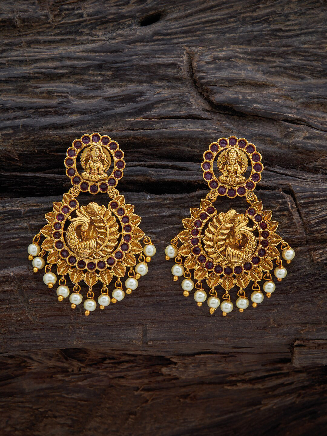 Buy Kushal's Fashion Jewellery Gold Plated Classic Chandbalis