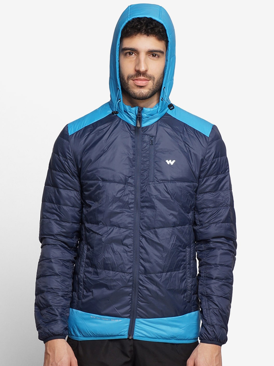 Buy Wildcraft Men Colourblocked Nylon Hooded Padded Jacket Jackets