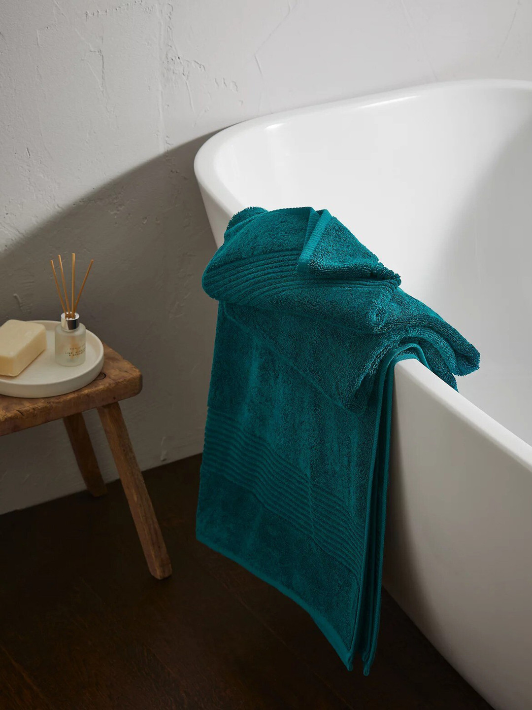 Buy Marks & Spencer Dark Green 600 GSM Egyptian Cotton Bath Towel
