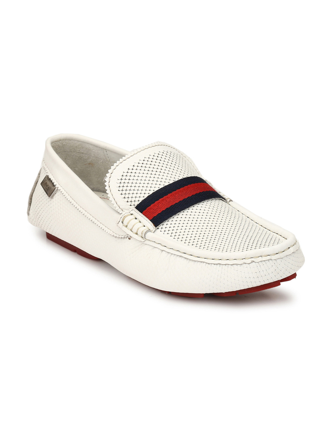 Buy Hitz Men White Leather Loafers Casual Shoes for Men