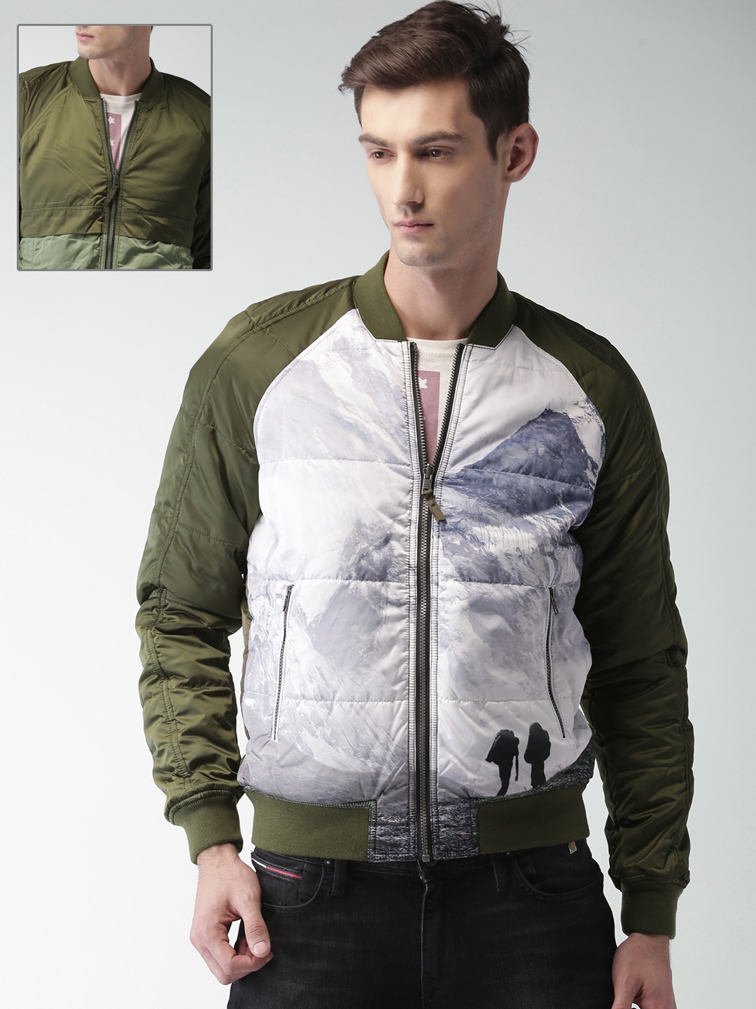 myntra tommy hilfiger jackets