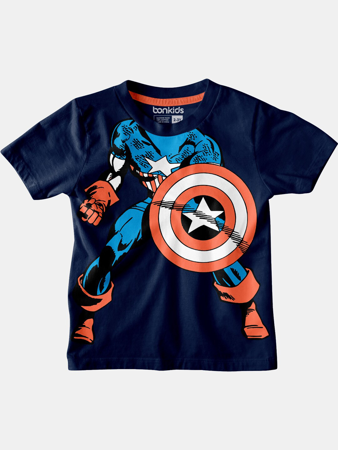 JUNIOR COTTON WHITE CAPTAIN AMERICA TEE main image 0