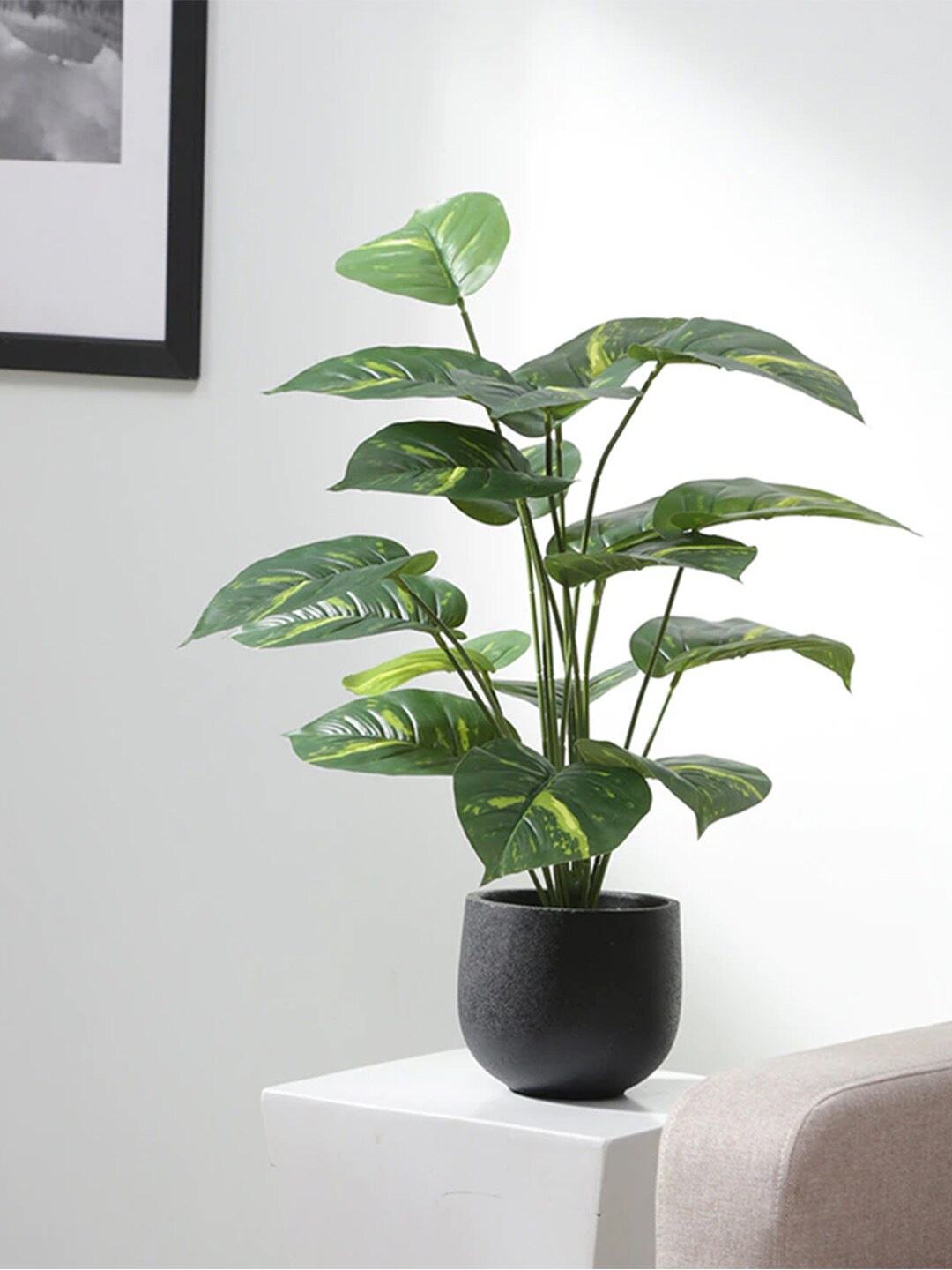 Buy Fourwalls Green Pothos Artificial Plant Without Pot Artificial