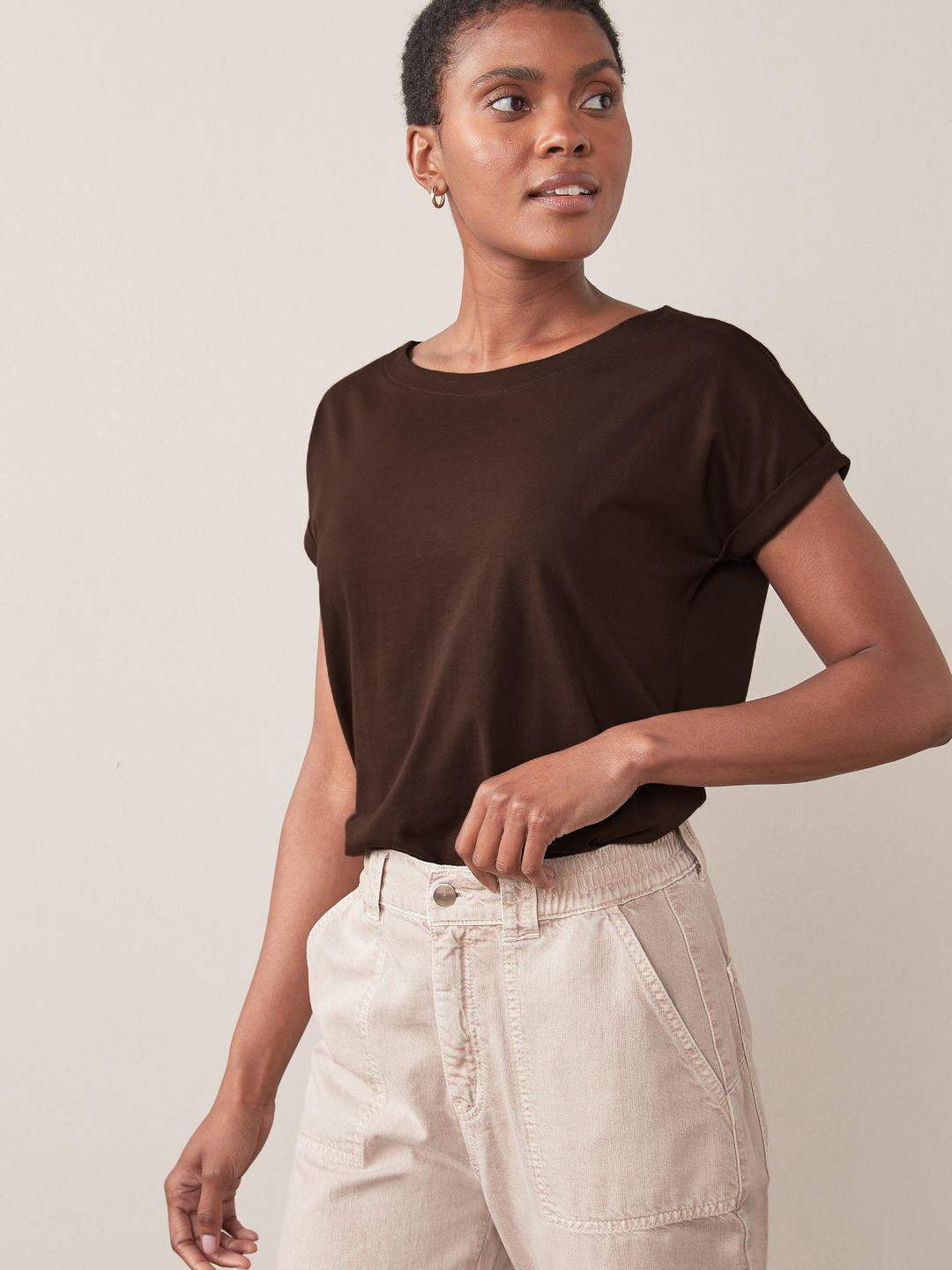 Buy NEXT Extended Sleeves Pure Cotton T Shirt Tshirts for Women