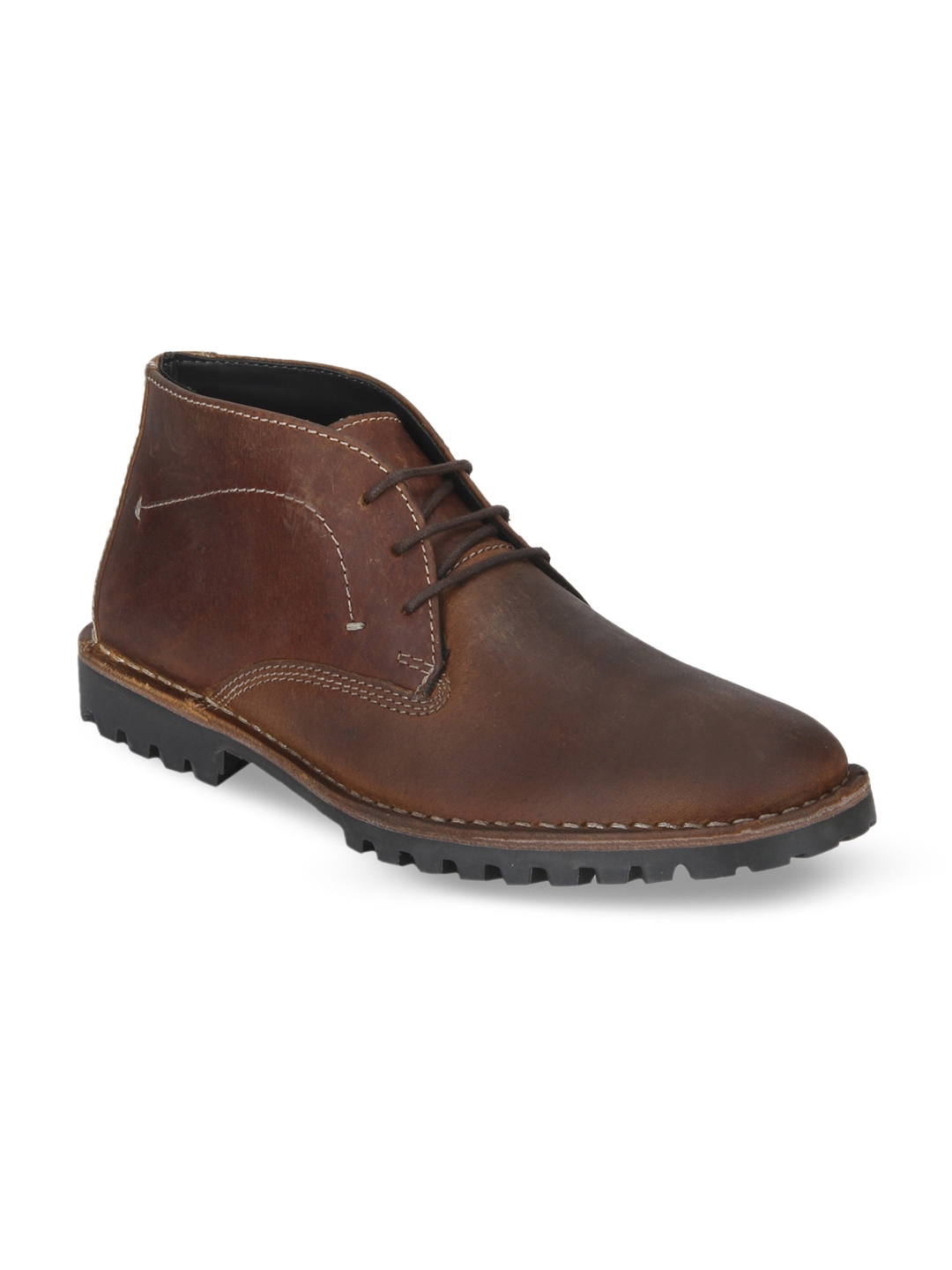 red tape mid top flat boots