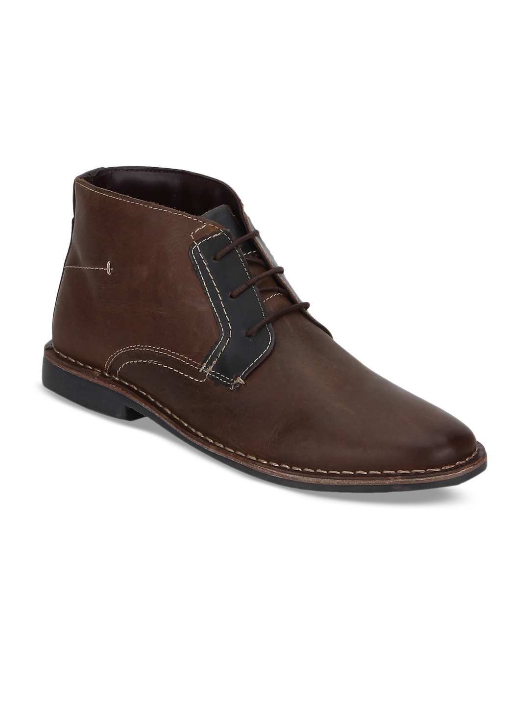 red tape mid top flat boots