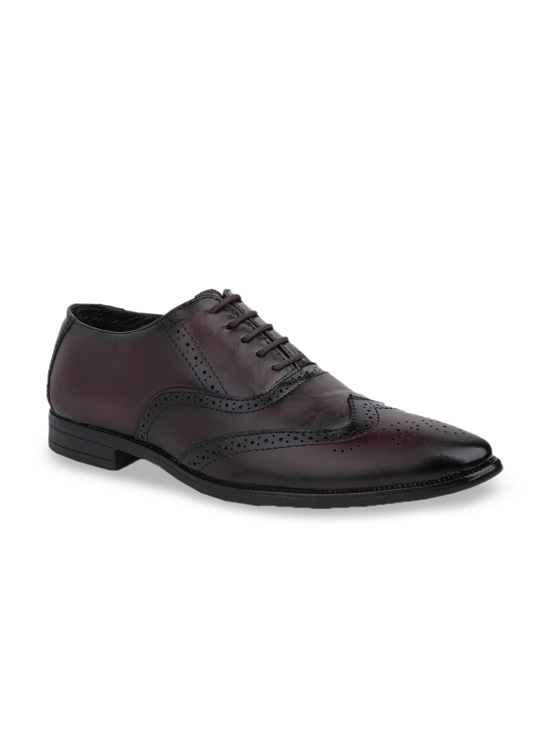 Buy Birgos Men Genuine Leather Formal Brogues - Formal Shoes for Men ...