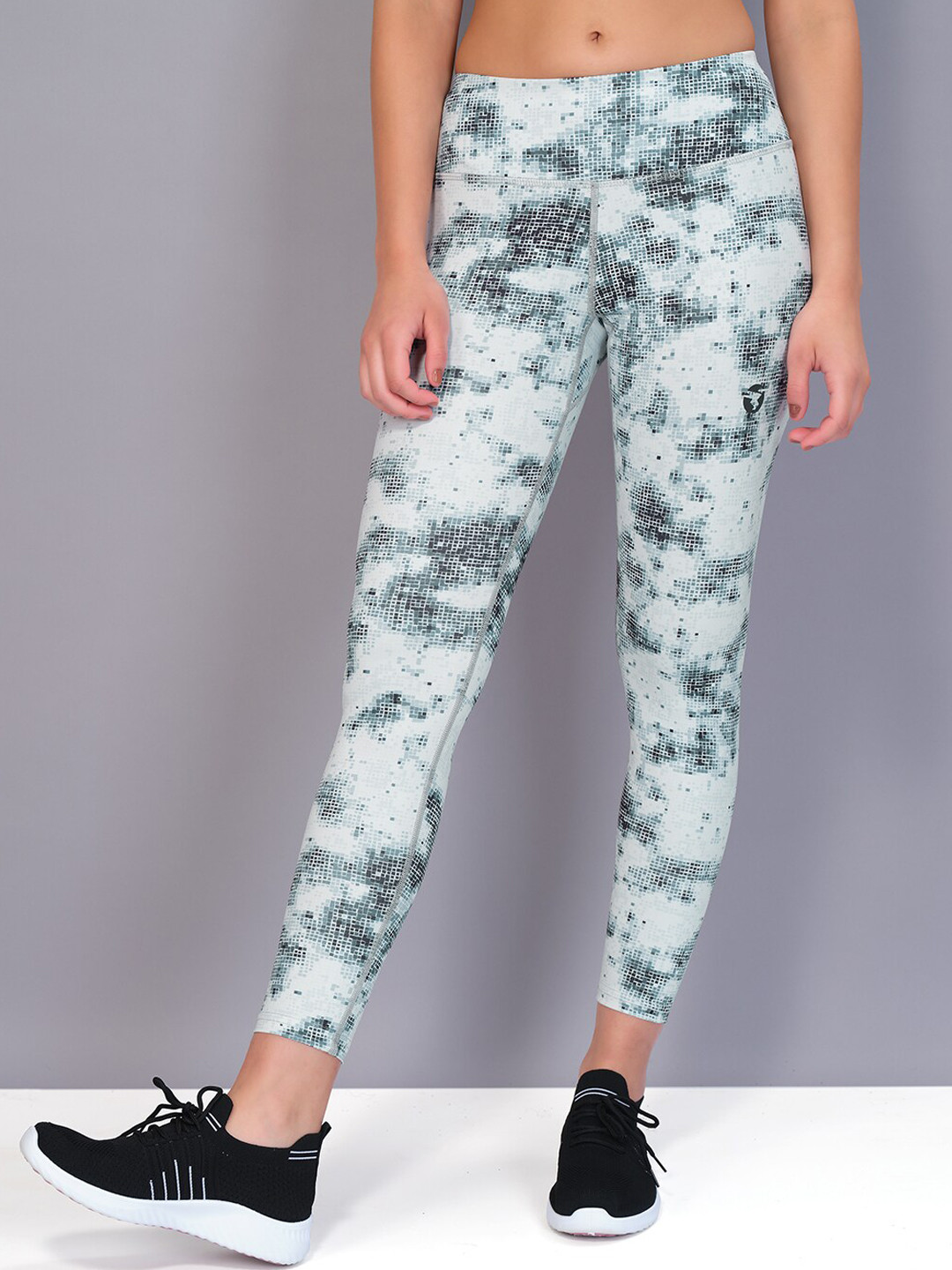 Buy Technosport Women Printed Rapid Dry Training Tights Tights for