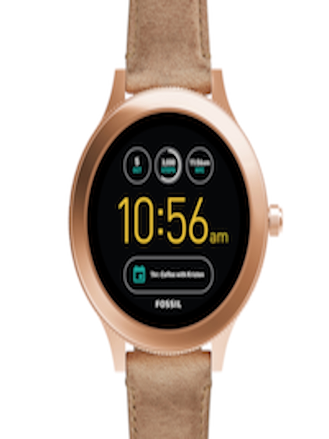 Buy Fossil Women Beige Q VENTURE Gen 3 Smart Watch FTW6005 - Smart ...