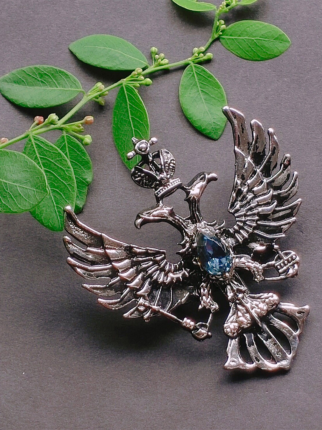 Buy Mahi Alloy Crystal Charm Lapel Pin Brooch for Men 21823334 Myntra