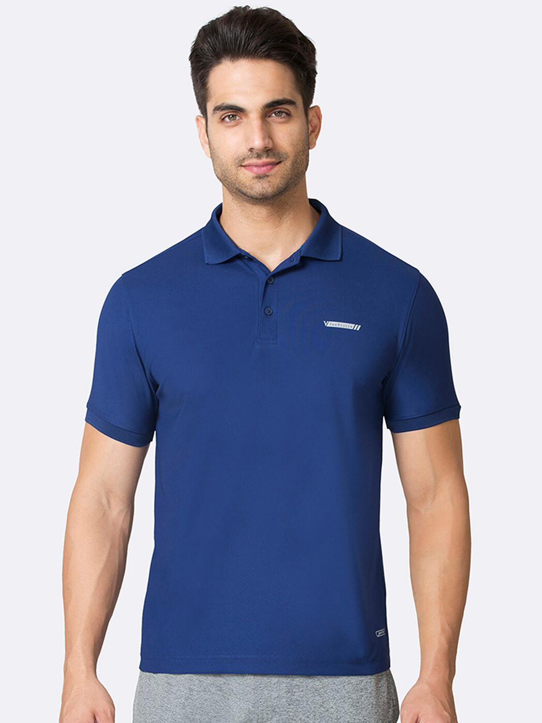 Buy Van Heusen Performance Men Swift Dry Anti Stat Polo T Shirt ...