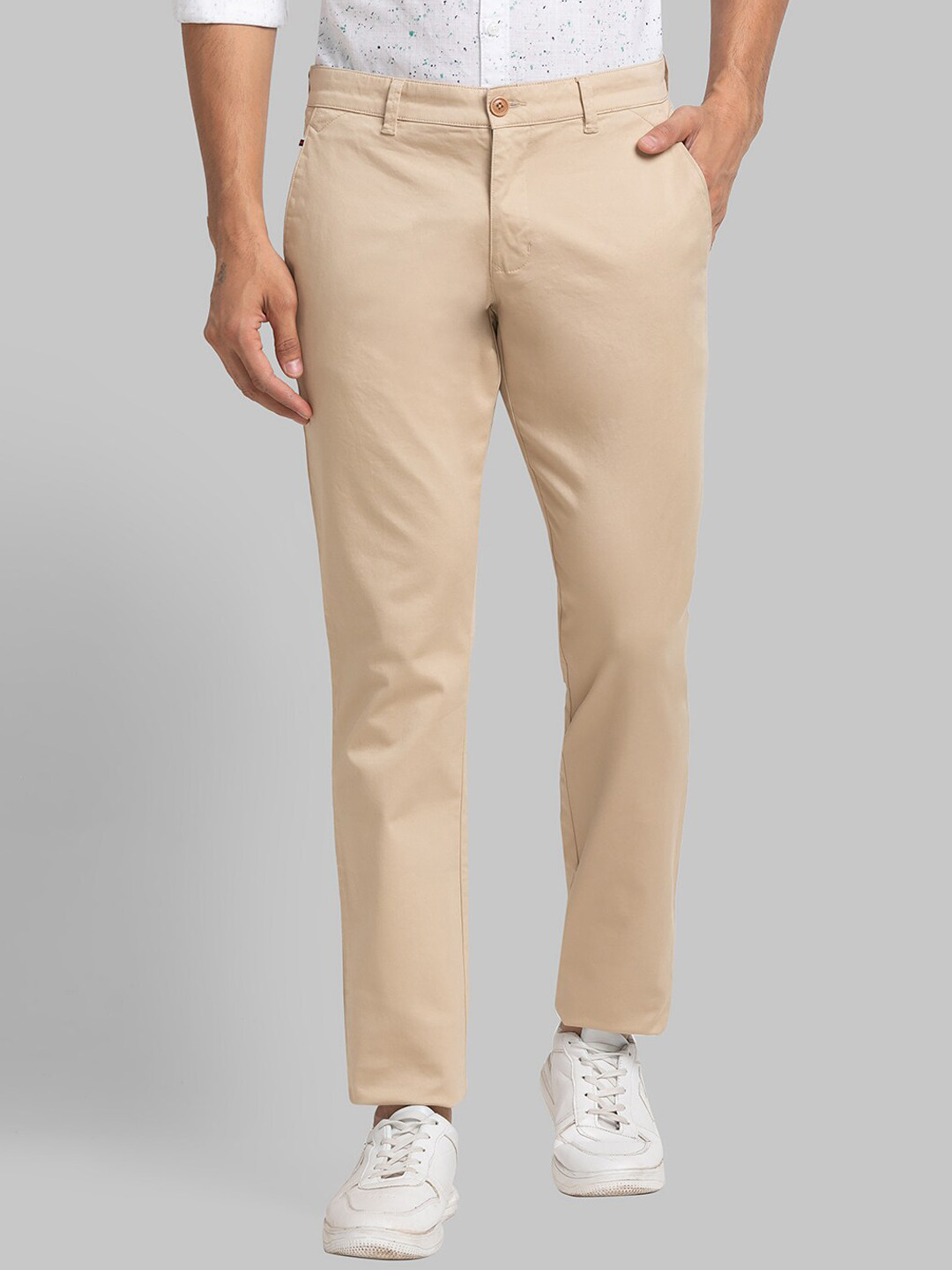 Buy Parx Men Mid Rise Tapered Fit Trouser - Trousers for Men 21831328 ...