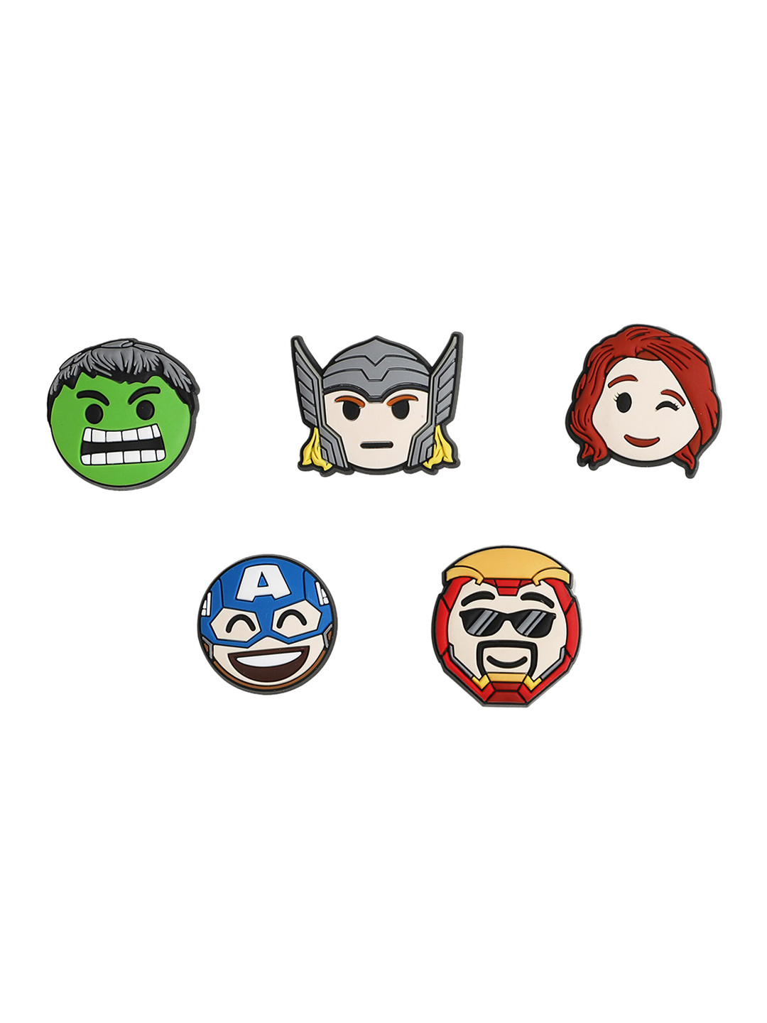Buy Crocs Set Of 5 Avengers Emojis Jibbitz Shoe Charms Jibbitz for